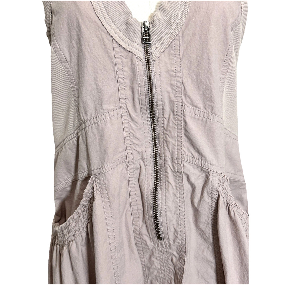 Daily Practice Trek Utility Dusty Purple Cotton Racerback Mesh Mini Dress Small - Picture 10 of 12